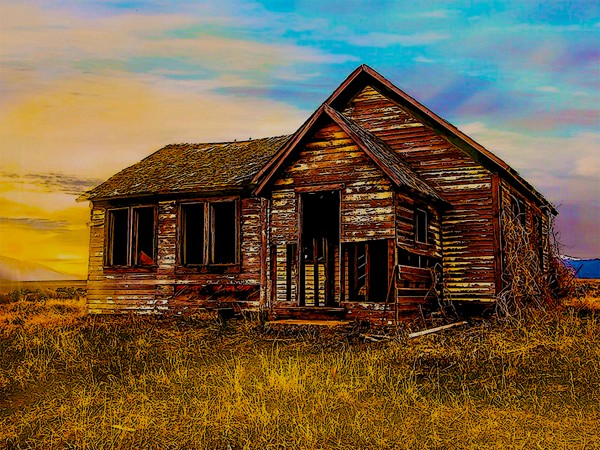 Farm House by W Scott